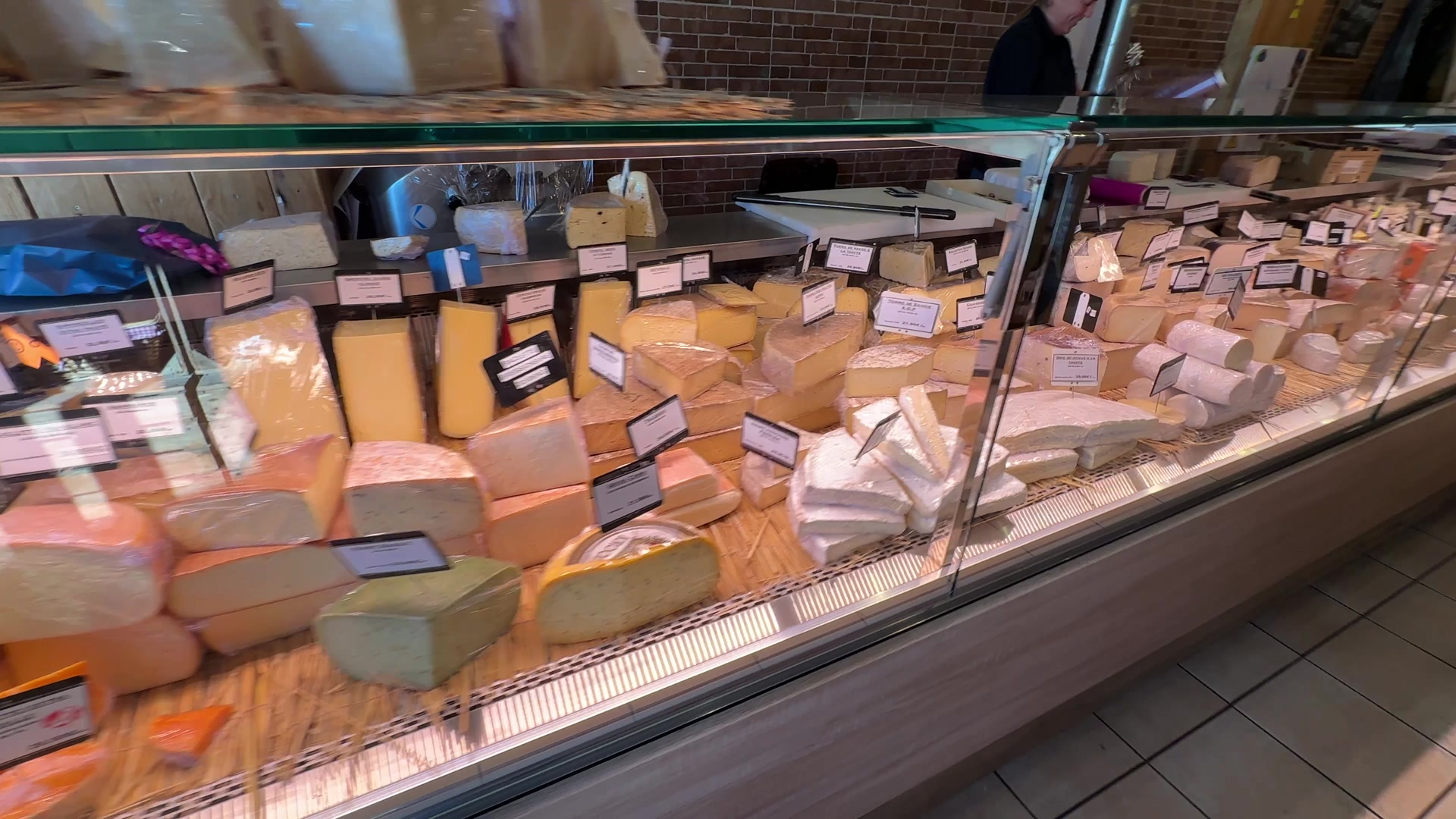 Vitrine de la Fromagerie du Peyron