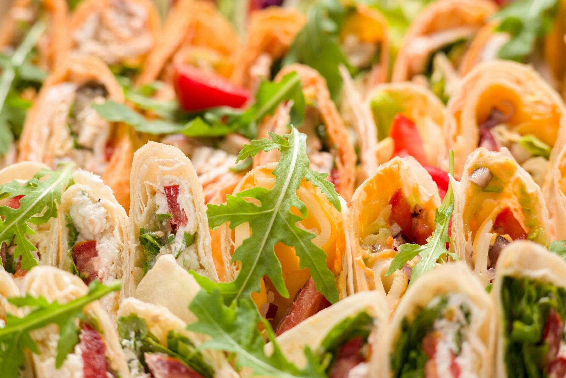 Wraps et salades fraîches maison